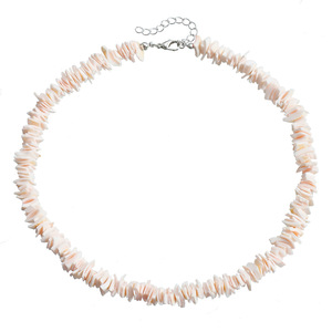 Bijoux transfrontaliers européens et américains Hawaiian Beach Irregular Fashion Versatile Colorful Shell Necklace for Women - Product Image 1