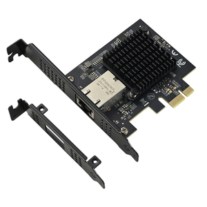 Tarjeta Ethernet PCIe4.0 X1 de 10 Gbps, AQC113, Puerto RJ45 Multivelocidad de 10/5/2.5G, Cableada, para Juegos, PC, Servidor, Stock OEM/ODM, PCIe4.0 - Product Image 1