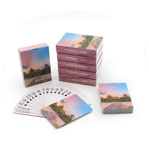Cartes à Jouer au <span class=keywords><strong>Design</strong></span> Scénique Créatif, Impression Couleur Intégrale, Taille Standard, Cartes de Jeu, Cadeaux de Divertissement et de Loisirs - Product Image 3