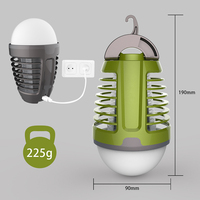 Chargeur Micro USB 2 en 1 Non Toxique Sans Chimie Photocatalyseur LED Mosquito Killer Insect Light Trap Bug Zapper