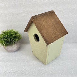 <span class=keywords><strong>Casa</strong></span> para Pájaros de <span class=keywords><strong>Madera</strong></span> con Diseño de Estampado de Mascotas para Exteriores, Creativa <span class=keywords><strong>Casa</strong></span> para Pájaros de Jardín Forestal, <span class=keywords><strong>Casa</strong></span> para Pájaros de <span class=keywords><strong>Madera</strong></span> - Product Image 2