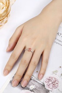 Anster platino 18k oro laboratorio cresciuto anello di diamanti rossi 1ct forma di pera <span class=keywords><strong>diamante</strong></span> <span class=keywords><strong>rosso</strong></span> per le donne su misura accettabile - Product Image 6