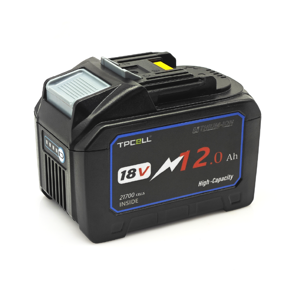 TPCELL 12Ah/15Ah сменный литий-ионный аккумулятор для Makita 18 В 21700 LXT BL1850 BL1840 с BMS