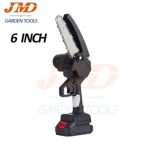 800W không dây cầm tay 4/6inch cưa điện cưa xích đen + trắng pin lithium phụ kiện công cụ cắt gỗ - Product Image 1