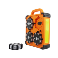 Kit de fusées de signalisation pour bateau, fusées de signalisation LED RGB, équipes de construction, lumière clignotante verte/bleue/rouge, batterie 3000mAh, aimant 3000GS, marine