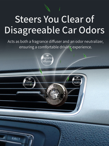 Carmate japonais européen Station Senior <span class=keywords><strong>Swarovski</strong></span> cristal voiture désodorisant solide évent souple pince en caoutchouc plastique Plugin <span class=keywords><strong>parfum</strong></span> - Product Image 1