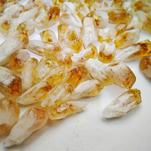 Cristales de Cuarzo Citrino Naturales de 2-4 cm, Piedras Curativas Pulimentadas, Espécimen en Bruto para la Fabricación de Joyas - Product Image 4