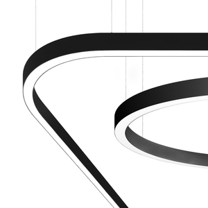 Màu sắc khác nhau Acoustic bảng điều chỉnh âm thanh hấp thụ vuông <span class=keywords><strong>LED</strong></span> Mặt dây chuyền ánh sáng tuyến tính cho chiếu sáng trong nhà - Product Image 5