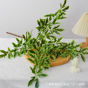 กิ่งไม้ประดิษฐ์ Laixing ขนาด 110 ซม. ทำจาก PVC นุ่ม ทนทาน ใบไม้แบบ Ficus Pumila สำหรับตกแต่งบ้านและงานแต่งงาน - Product Image 4