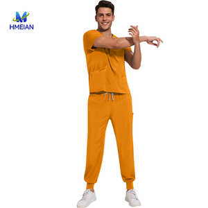 Uniforme médical de haute qualité pour hommes, uniforme de travail pour infirmières, uniforme extensible personnalisé, ensembles d'uniformes médicaux, ensembles de blouses médicales - Product Image 3
