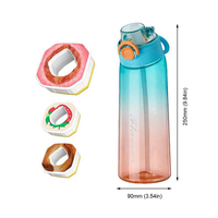 Bouteille d'eau en Tritan de 900 ml sans BPA, aromatisée aux fruits, pour le sport en extérieur, avec capsules de parfum – Vente en gros