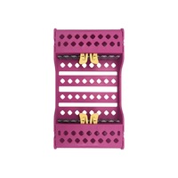 Supports de stérilisation dentaire avec poignées, 8 emplacements, pour cassette à instruments, en plastique, autoclavable, plateau de désinfection, rangement d'outils