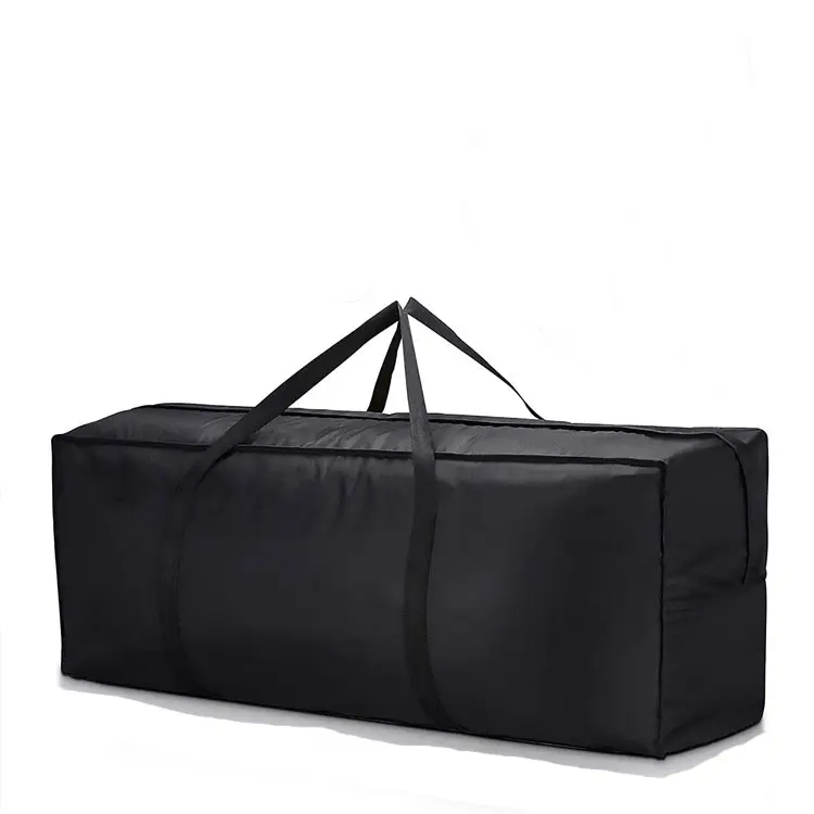 600D oxford cloth waterproof foldable luggage bag large zippered duffel bag moving bag