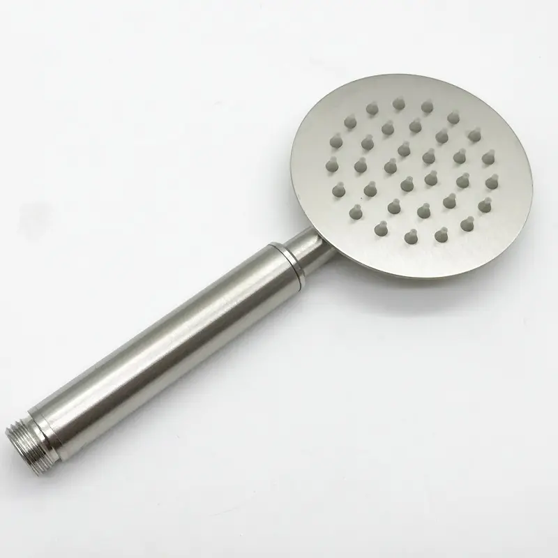 Смеситель для ванной комнаты ручной 80 мм из нержавеющей стали круглые душевые головки с шлангом и держателем