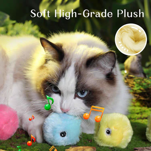 Sonidos de animales realistas Juguete de bola de gato Juguete interactivo de caza para gatos - Product Image 4
