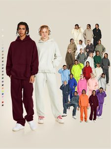 Sweat-shirt à capuche ample pour homme, style streetwear, doublé polaire, avec poches, couleur unie, en polyester et coton, manches longues, personnalisable - Product Image 3