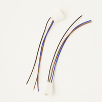 Kabel Harness Konektor Latch Putih 3 Pin XH2.54, Rakitan Kabel Steker Jantan Betina untuk Peralatan Rumah Tangga, Kipas & Lampu LED