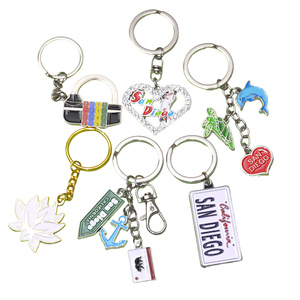 Wholesale Custom Durable Zinc Alloy Keychains & Carabiners with Gravure Printed Logo for Business Promotions
