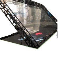 Film holographique Phantom Imaging 3D, film réfléchissant à billes de verre avec angle de vision de 120°, transparence de la lumière de 95% pour la scène