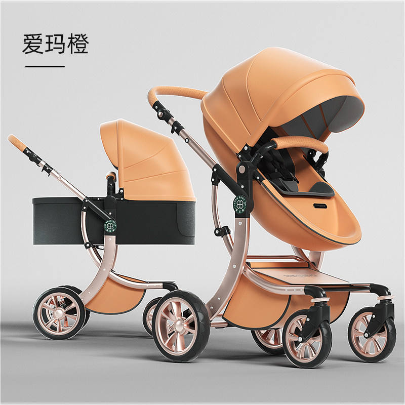 Cesta para dormir Emma naranja/cabaña de cáscara de huevo 2 en 1