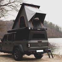 Mini Caravana Ligera de Aluminio para Camioneta con Tienda de Campaña en el Techo, Caravanas para Camionetas en Venta
