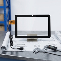 Panel Táctil Capacitivo Proyectado G+G de 7 Pulgadas, Kit de Superposición Táctil de 5 y 10 Puntos, Pantalla Táctil de 7 Pulgadas