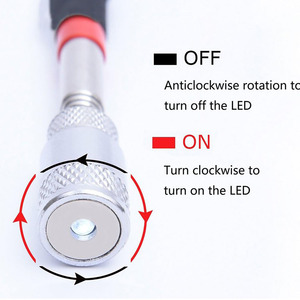 <span class=keywords><strong>Outil</strong></span> de ramassage magnétique à LED Outils de ramassage magnétiques télescopiques <span class=keywords><strong>pour</strong></span> <span class=keywords><strong>ramasser</strong></span> <span class=keywords><strong>les</strong></span> boulons d'écrous Bâton de ramassage extensible - Product Image 3