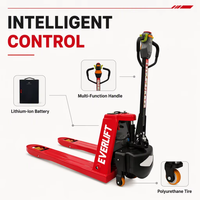 Transpalette électrique Everlift ELI Walkie 1500 kg 2000 kg avec batterie au lithium, entretien facile, transpalette tout-terrain