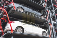 16-20 Parkplätze Voll automatisches rotierendes Parks ystem Effiziente 2,35 T Tragfähigkeit Auto lifte mit kleinem Platzbedarf