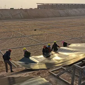 Vườn nhựa tấm địa lý màng Pond Liner HDPE <span class=keywords><strong>LDPE</strong></span> LLDPE địa kỹ thuật màng - Product Image 5
