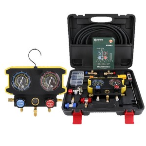 Juego de manómetros de refrigerante para aire acondicionado de coche Univer R134a, kit de carga de doble manómetro para vehículos de nueva energía - Product Image 5