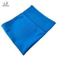 Serviette de nettoyage automobile professionnelle en microfibre pour vitres et miroirs, sans traces, sans peluches, 250 g/m², 40x40 cm, bleue