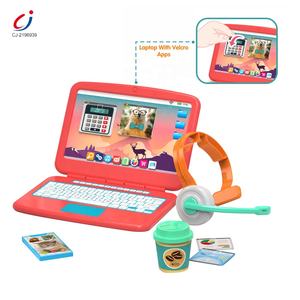 Chengji enfants <span class=keywords><strong>jeux</strong></span> de rôle simulation en plastique ordinateur tissu applications jouets ensemble début éducatif ordinateur portable <span class=keywords><strong>pour</strong></span> enfants - Product Image 2