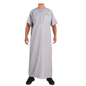 Factory Directly Sale Good Price High Quality Morocco Style Muslin Man Thobe