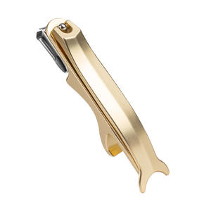 Erkekler İçin Özelleştirilmiş Tasarım 360 Derece Balık Şeklinde Altın Siyah Tırnak Makası Toptan Satış - Product Image 3