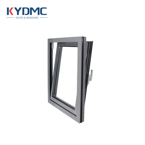 חלונית משולש אלומיניום להפוך חלונות עם עיצוב פנים מסך מגנטי עיצוב פנים פתיחה אופקי דפוס נירוסטה - Product Image 2