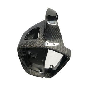 Cubiertas de espejo lateral de fibra de carbono, cubierta de espejo retrovisor con <span class=keywords><strong>ALC</strong></span> para Audi B8.5 A4L A5 S4 RS4 RS5 - Product Image 5