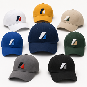 Branded Flat Brim <b>Hook</b> And Loop Promotional Hats Caps Custom Baseball Hat Cotton Embroidery Marketing Merchandise Gifts - Product Image 1