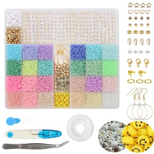 Hot Bán Tự Làm Màu Hạt Thủy Tinh Thư Bảng Chữ Cái Bộ 2Mm 3Mm 4Mm Kích Thước Cho Bé Của Đồ Trang Sức Làm Vòng Đeo Tay Bông Tai - Product Image 2