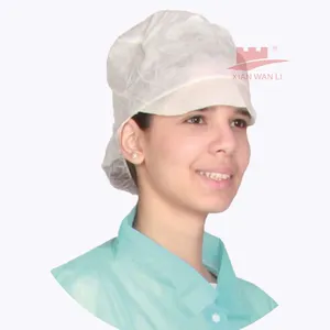 Tampa De Cabeça Médica Bouffant Nurse Cap Tampão Snood Descartável para As Mulheres