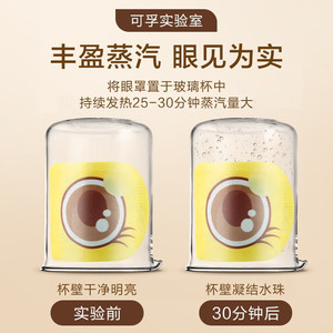 Steam Eye Mask Moisturizing Heated Relief For Eye Fatigue Sleep <b>Light</b> Blocking Compressed One Pack - Product Image 2