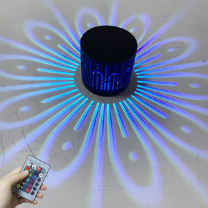 3W RGB con telecomando fiore LED lampada da parete a parete a parete luce notturna a spirale LED <span class=keywords><strong>bella</strong></span> lampada da parete decorativa - Product Image 2