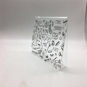 Transparente Hitzeversiegelte Feuchtigkeitsbeständige Reißverschluss-<span class=keywords><strong>PVC</strong></span>-Tasche EVA-Tasche - Product Image 2