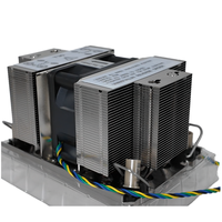 Support de refroidissement pour processeur de plateforme LGA4189, dissipateur thermique à 5 caloducs, fond en cuivre pour ordinateur, ventilateur de processeur 2u pour serveur, nouveau ventilateur de processeur TDP 400W