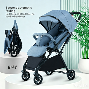 <span class=keywords><strong>Sombrilla</strong></span> Plegable Automática JXB Fashion para Cochecito de Bebé, con Gran Cesta de Almacenamiento - Product Image 2