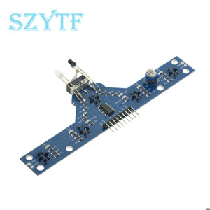 Modulo sensore di tracciamento a infrarossi a <span class=keywords><strong>5</strong></span> vie ad alta sensibilità per evitare gli ostacoli rilevamento della linea di pattuglia <span class=keywords><strong>5</strong></span> funzioni categoria di prodotto ICs - Product Image 2