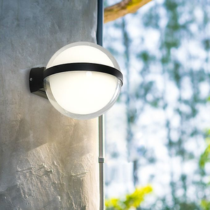 Applique murale extérieure LED <span class=keywords><strong>Globe</strong></span> bidirectionnelle CCT en anthracite - Product Image 3