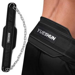 Özel spor salonu Fitness güç ağırlık kaldırma Eva naylon kemer ağır ağırlıklı zinciri ile halter dalış kemeri yukarı çekin - Product Image 4