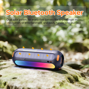 ES T69 Pro Max 2 năng lượng mặt trời loa IP66 không thấm nước & Chống sốc 20W ngoài trời âm nhạc không dây di động có thể sạc lại bằng năng lượng mặt trời TF/AUX - Product Image 2