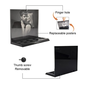 ชั้นวางเครื่องสำอางอะคริลิคแบบสั่งทำ OEM/ODM สำหรับโฆษณาปลีก ชั้นวางบนเคาน์เตอร์สำหรับผลิตภัณฑ์บำรุงผิวระดับไฮเอนด์และเซรั่ม - Product Image 4